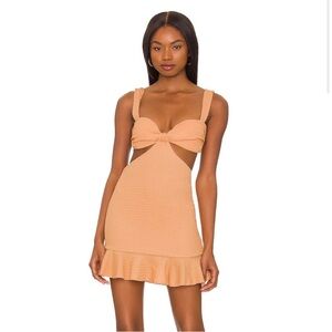 Lovers and friends Peach Mini Dress xs